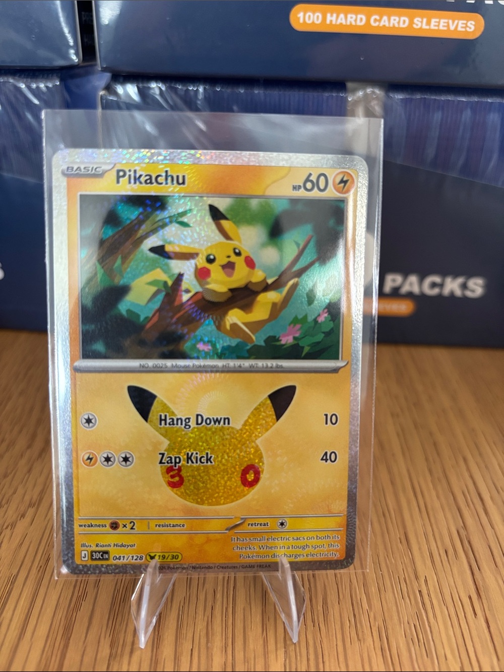 Pikachu #19 30th Celebrations Set card 041/128
